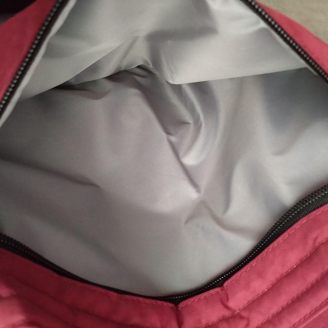 美品】ヘルシーバックバッグ ビッグバッグ ルビー 赤紫 ワインレッド