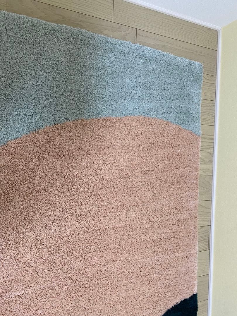 美品 unico アクリルラグ PLATTA(プラッタ) 140×200