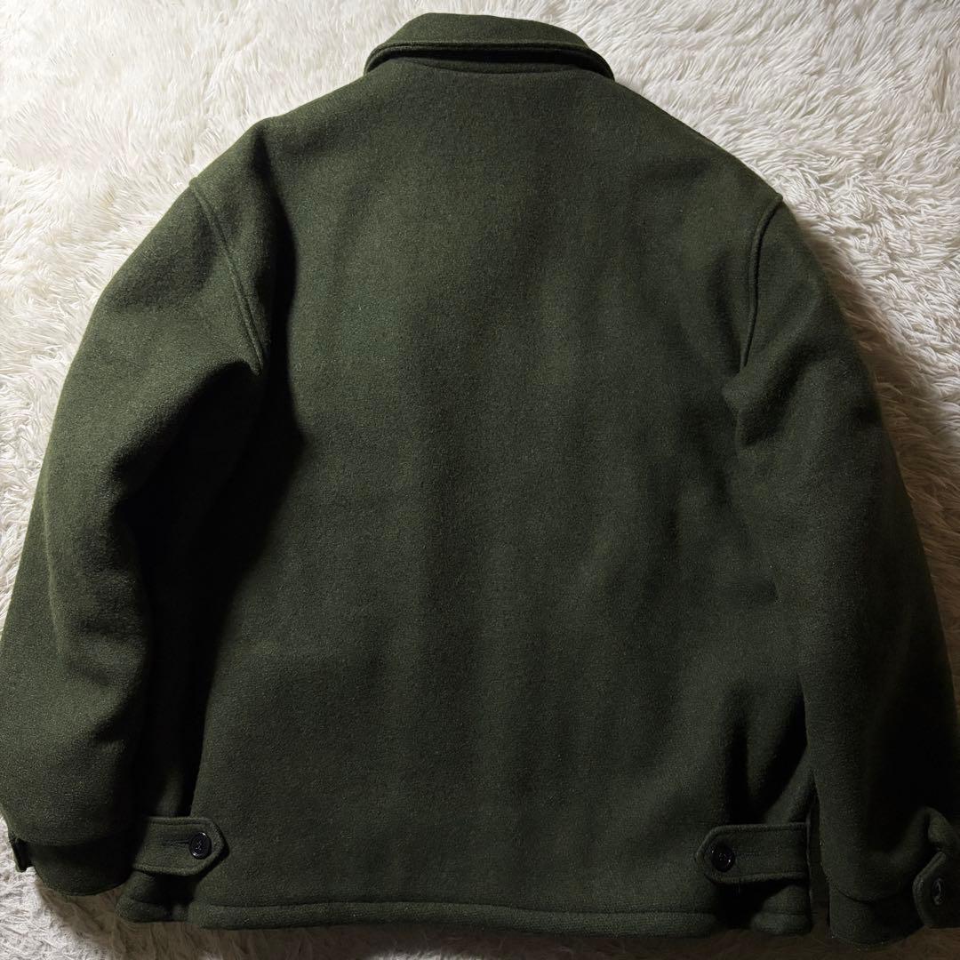 米国製】schott ウールコート グリーン 刺繍 ロゴ 720J 40 - メルカリ