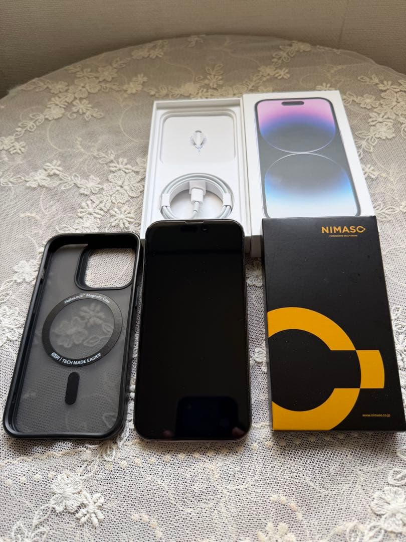 美品！Apple iPhone 14 Pro ディープパープル 本体　256G Amazon.com: Apple iPhone 14 Pro, 256GB, Deep Purple - Unlocked