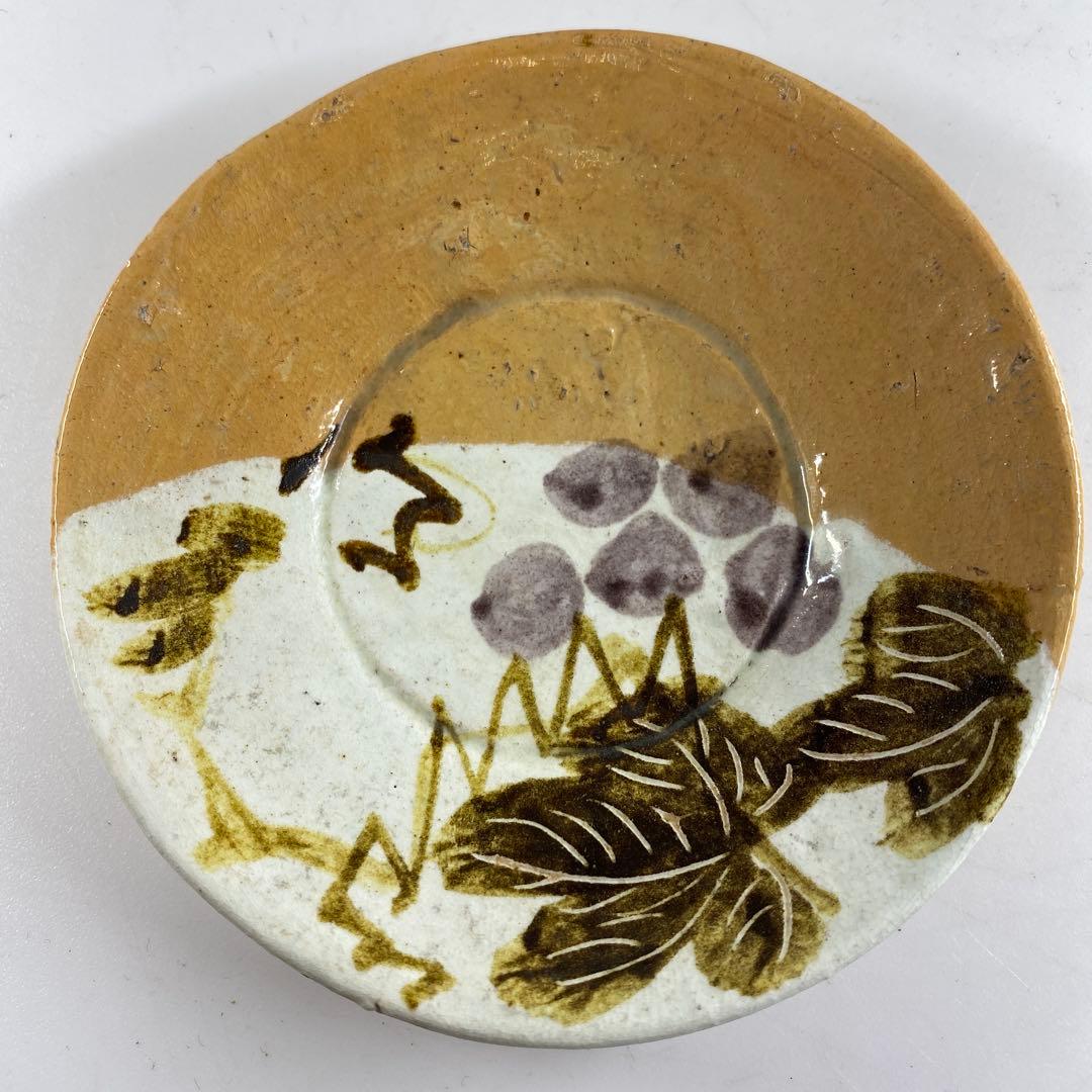 尾形乾山 絵替小皿 4枚 直径9.2㎝ タコオ 東な7-0223②