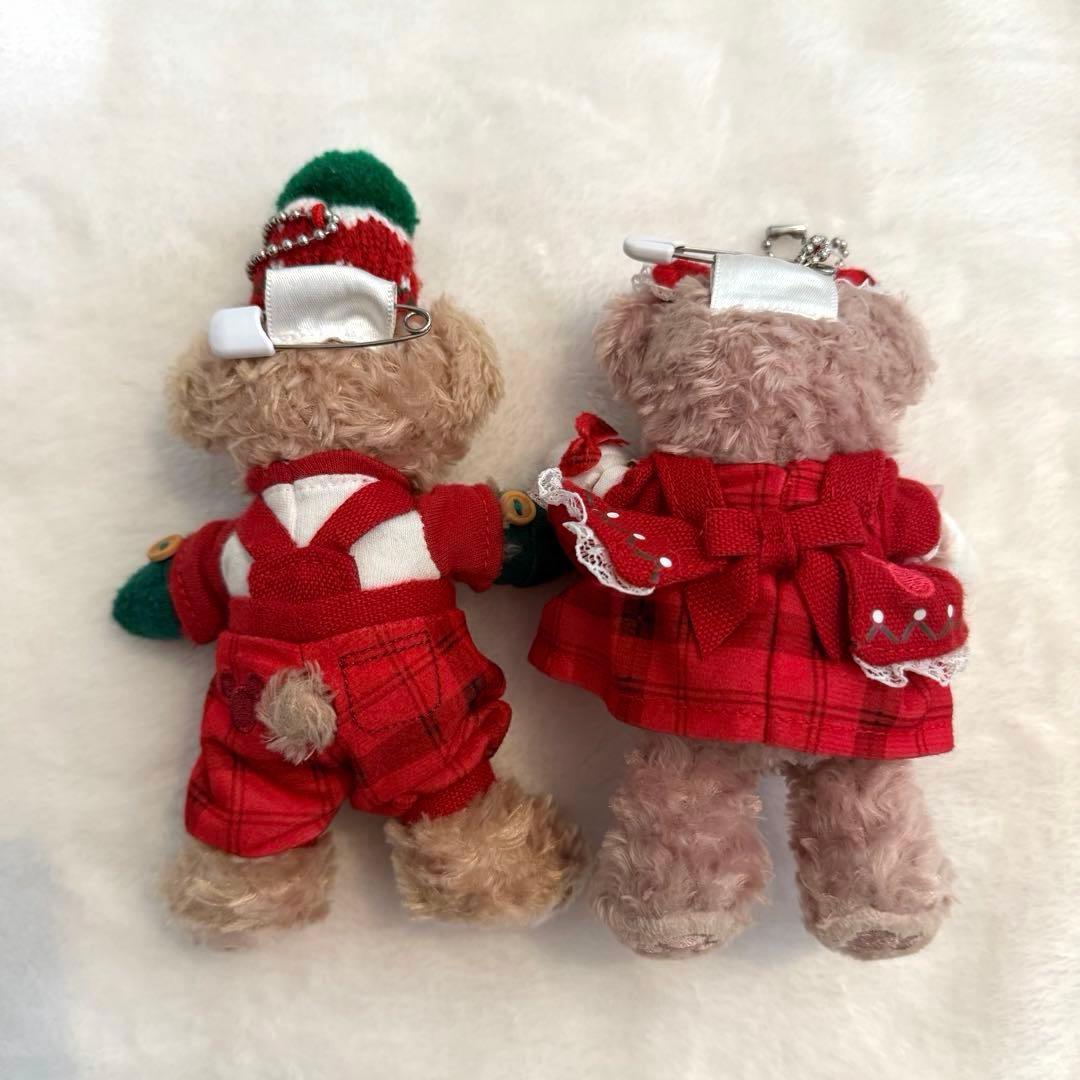 ダッフィー シェリーメイ 2013 クリスマス ぬいぐるみバッジ セット