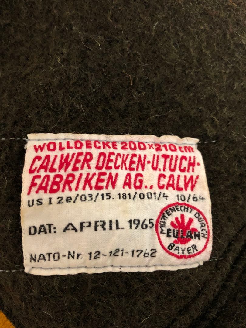 Slow Stone 60年代ドイツ軍ブランケットリメイク ダッフルコート