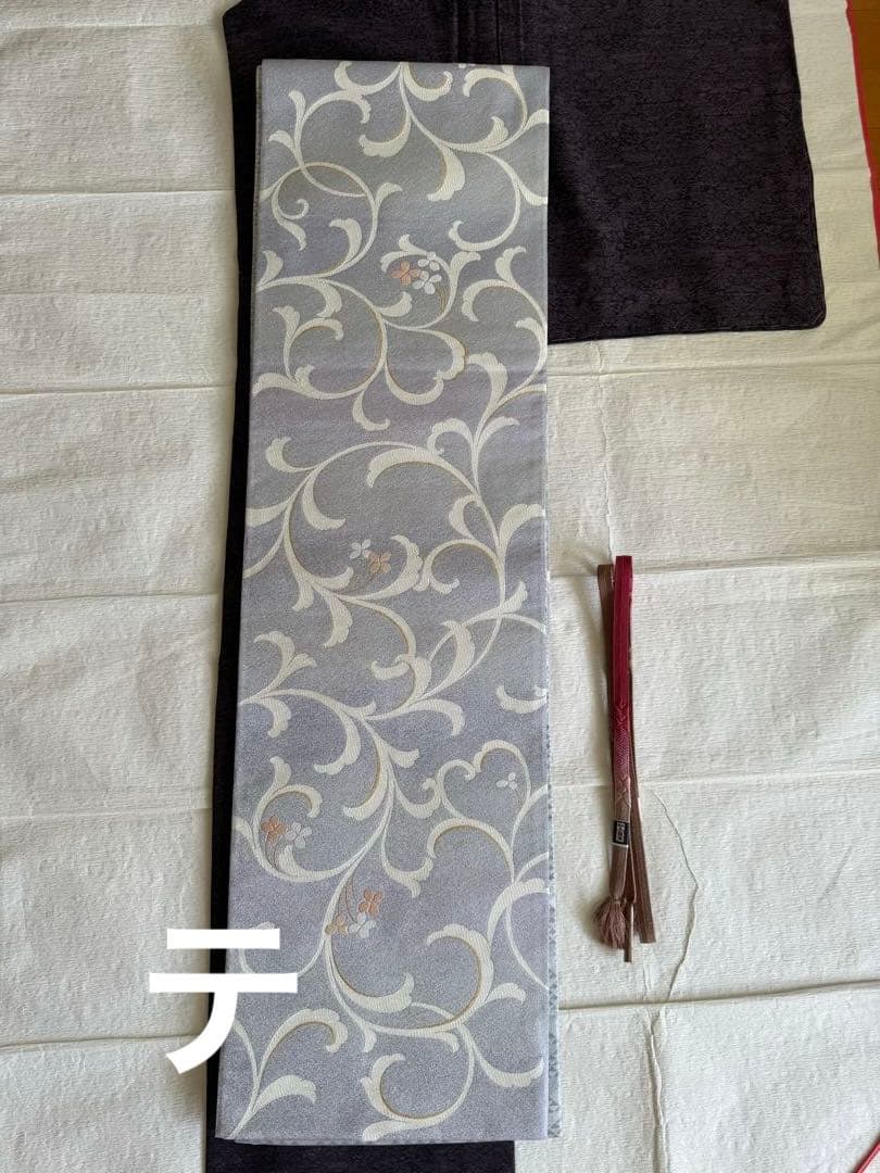 eoka様 西陣まいづる フォーマル袋帯 銀彩宝飾文 - メルカリ