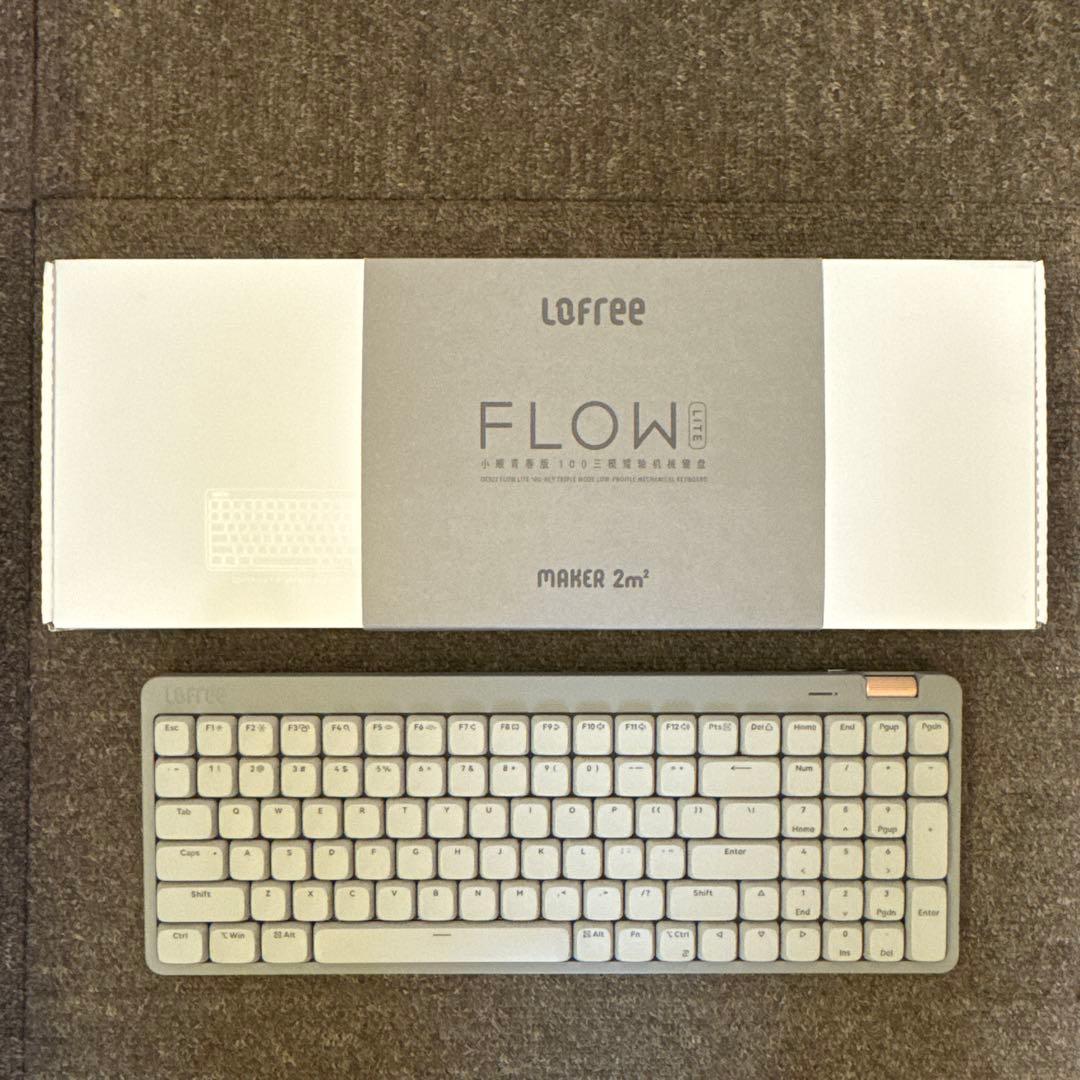 【美品】Lofree Flow Lite 100 ※キースイッチなし Flow Lite 100 – Lofree Japan