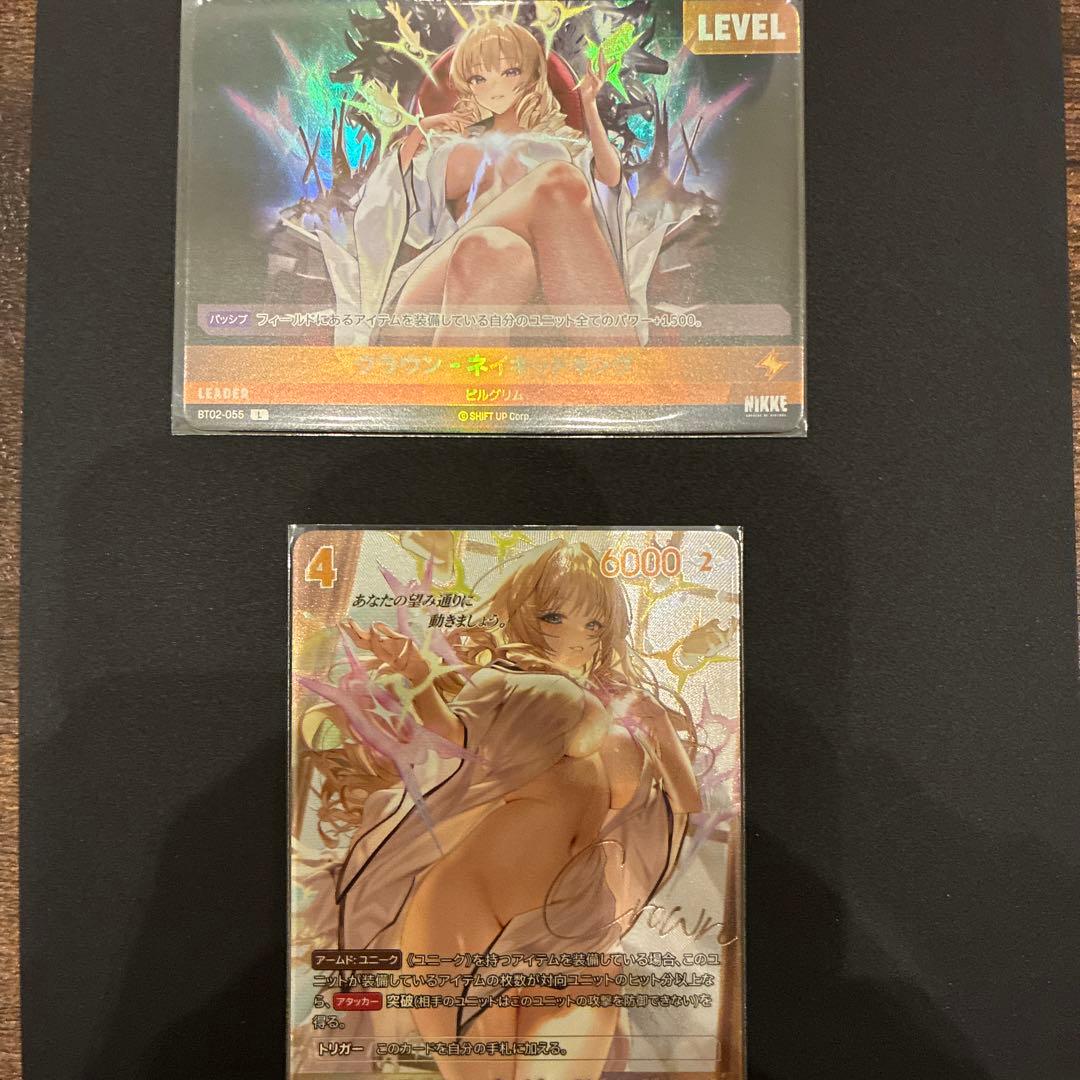 NIKKE クラウン：ネイキッドキング　SPR Lカード ニベルアリーナ nikke クラウン-ネイキッドキング SPR（サイン） LR