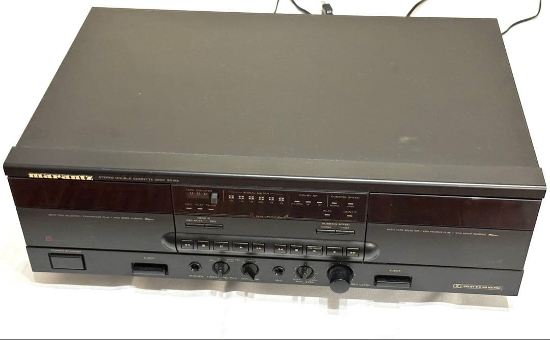 marantz / マランツ　ダブルカセットデッキ　SD315 動作確認済み marantz / マランツ ダブルカセットデッキ SD315 動作確認済み｜Yahoo