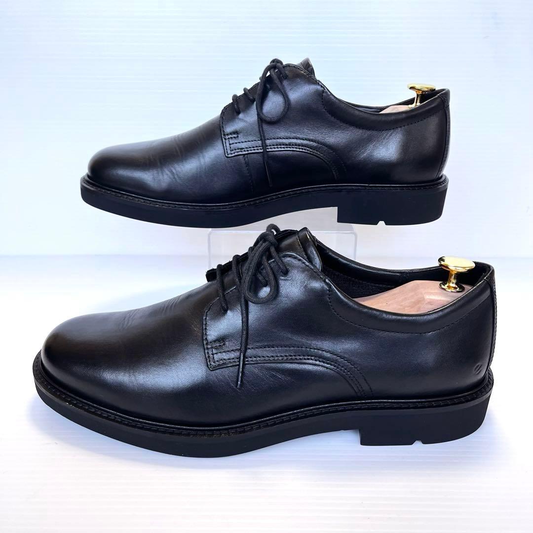 美品✨ ecco エコー ビジネスシューズ プレーントゥ レザー 27.5cm