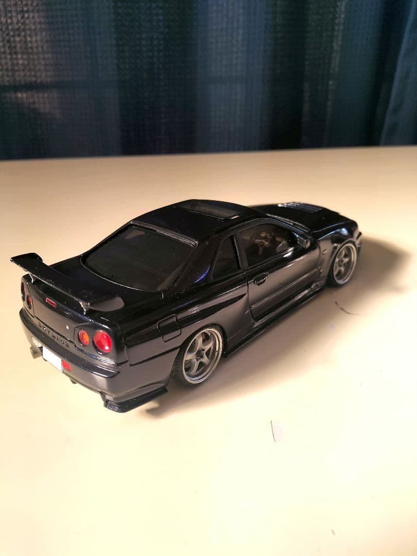 最終値下げ アオシマ GT-R ER34 R仕様 BP9 1/24 - メルカリ