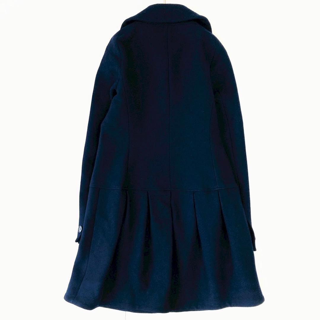 美品✨️近年モデル マックスマーラ ペプラム ミドル丈コート フリル