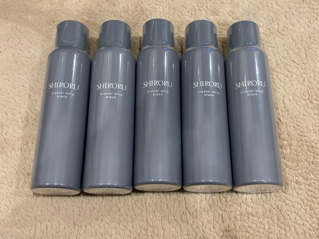 う*ぎ様 SHIRORU クリスタルホイップブラック 120g 5本セット クリスタルホイップ ブラック｜SHIRORU(シロル)公式オンラインストア