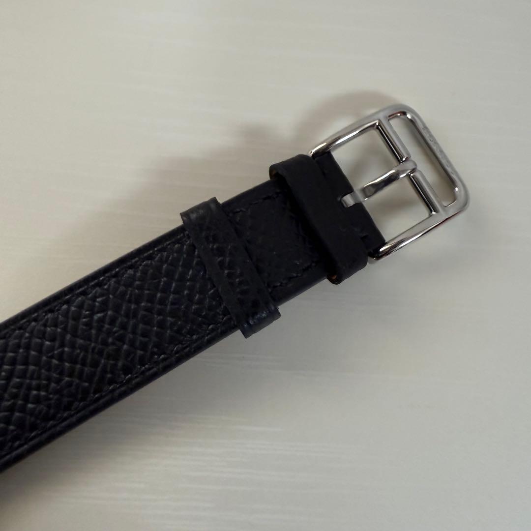 HERMES エルメス 腕時計《Hウォッチ》 ミニ HH1.210 ブラック