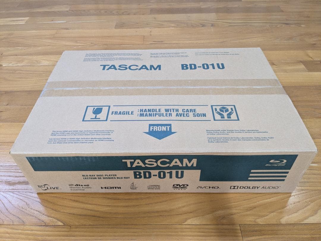 新品未使用　TASCAM Blu-ray player BD-01U　送料込 BD-MP1MKII | Professional-Grade Blu-ray Player With SD & USB