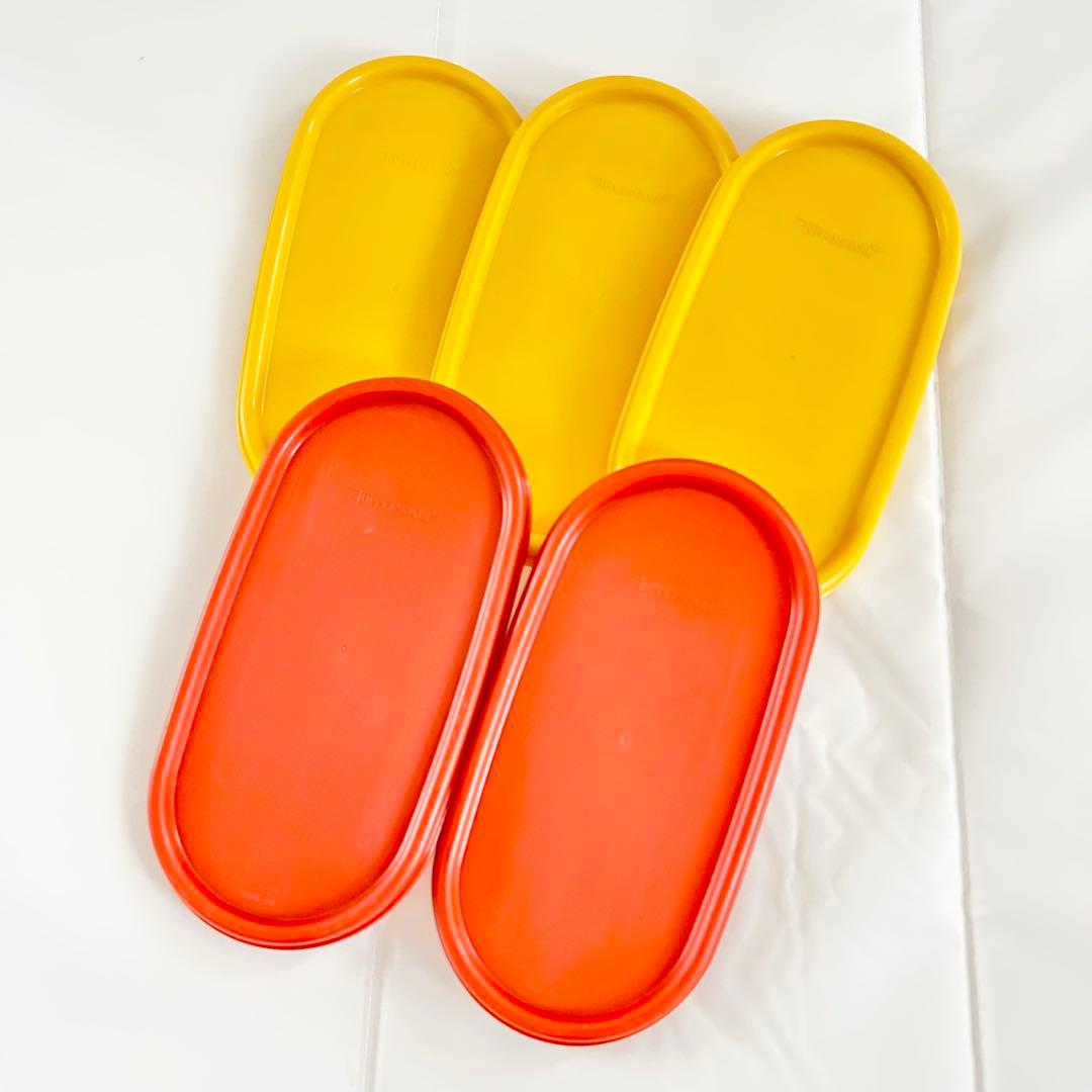 タッパーウェア MMシリーズ MM楕円 シール 蓋 蓋のみ 5個セット - メルカリ