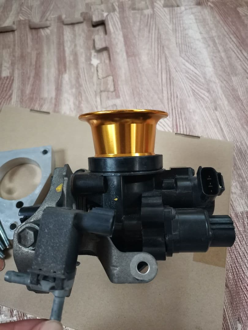 スロットルボディ ビッグスロットル KF-VE L275 ミラ Φ43 - パーツ最低