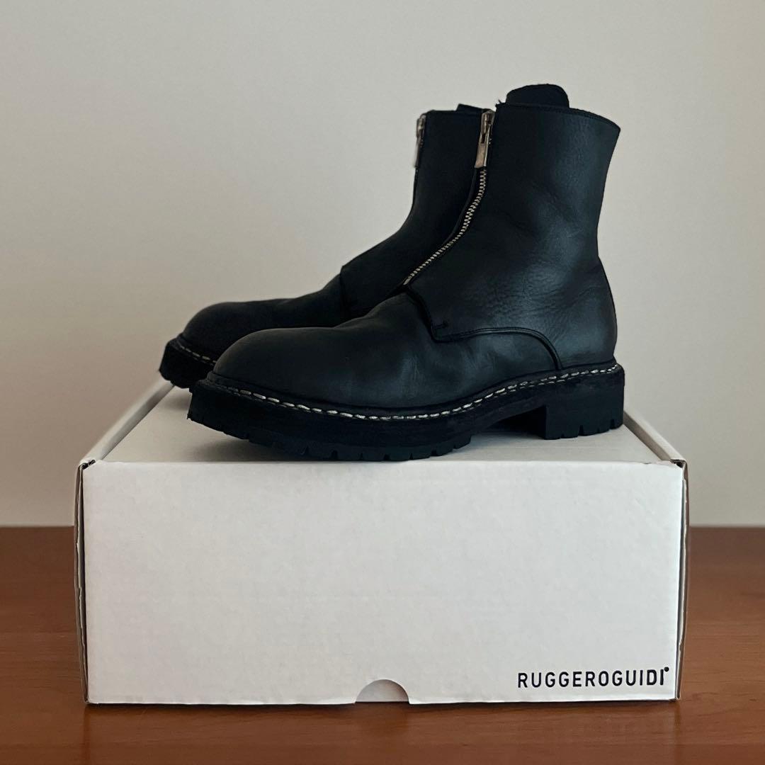 guidi フロントジップ ビッグダディ big daddy boots 41 - メルカリ