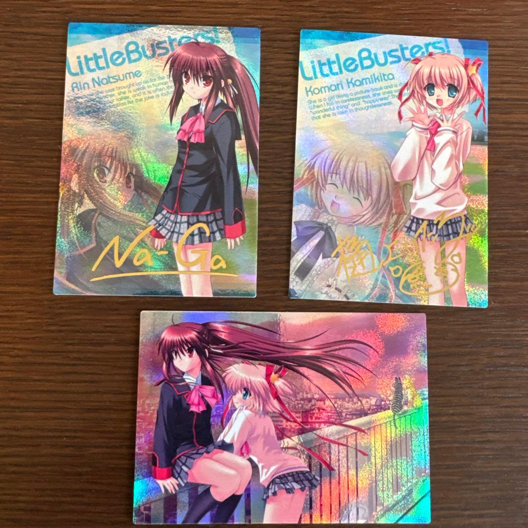 リトルバスターズ 鈴 小鞠 箔押し サイン - メルカリ