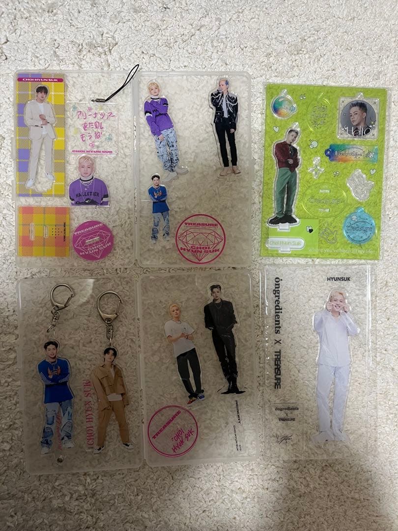 treasure ヒョンソク アクスタ 公式11点セット(＋オマケマスター1点) Amazon.co.jp: treasure グッズ ongredients オングリ アクスタ