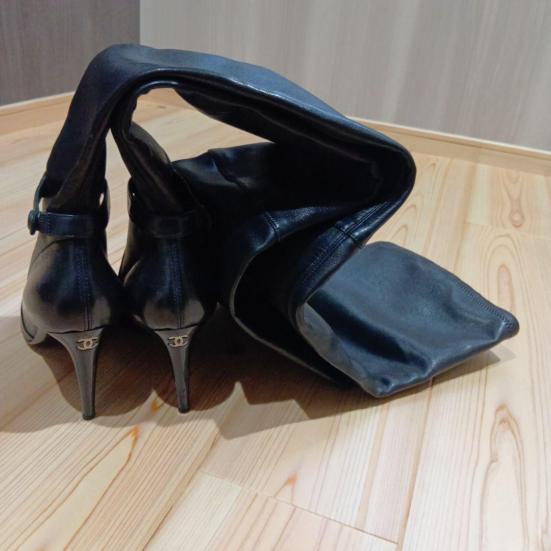 シャネル ニーハイ サイハイブーツ 36 1/2 激レア♡CHANEL - メルカリ