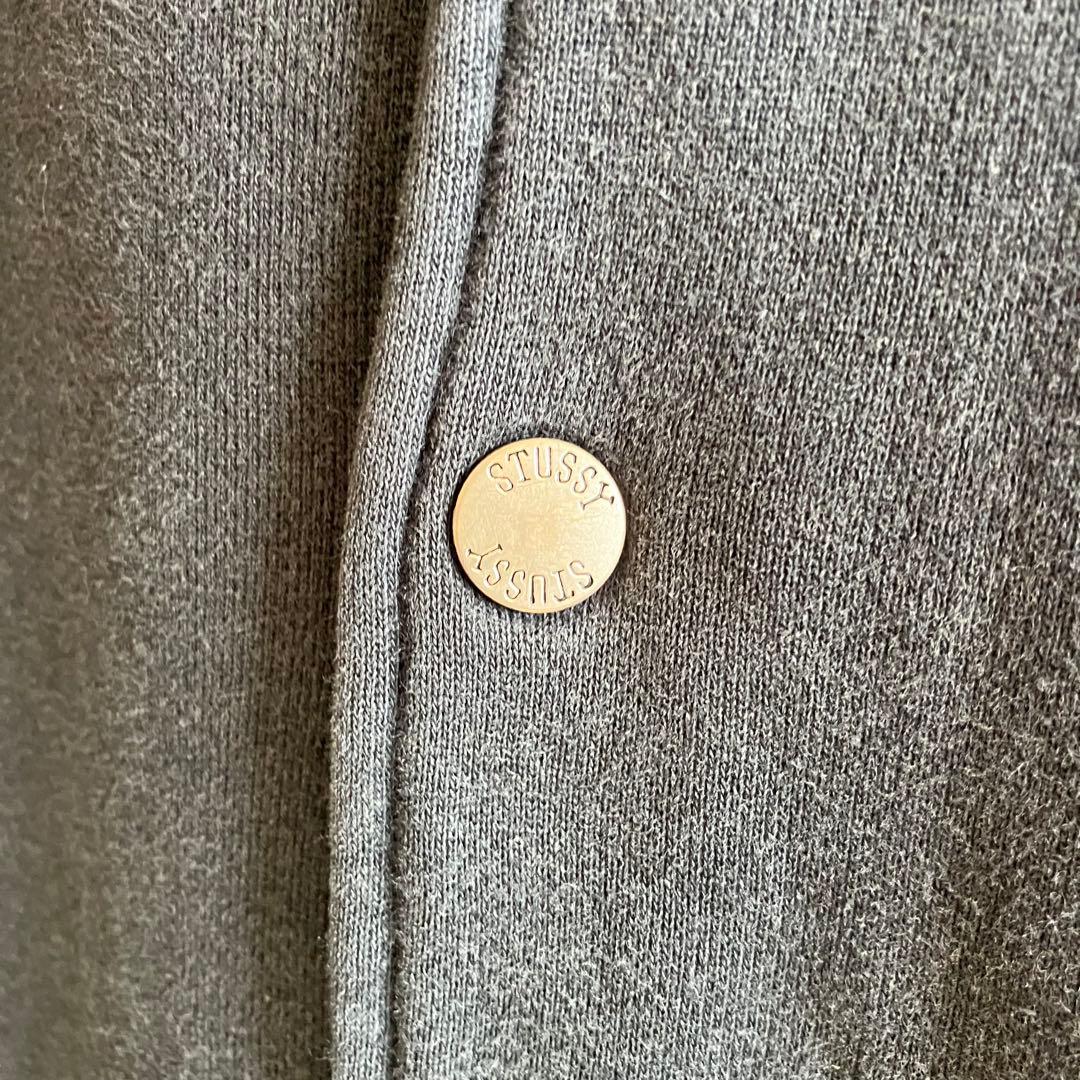 古着 ステューシー 両面レタードロゴ スタジャン 黒 L フェード - メルカリ