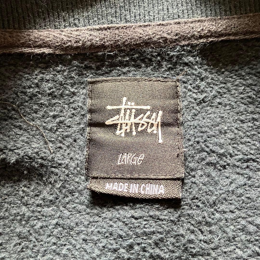 古着 ステューシー 両面レタードロゴ スタジャン 黒 L フェード - メルカリ