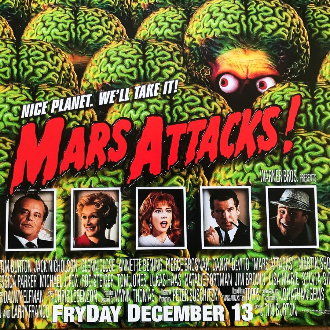 US版ポスター「マーズ・アタック!」（Mars Attacks!）#2 - メルカリ