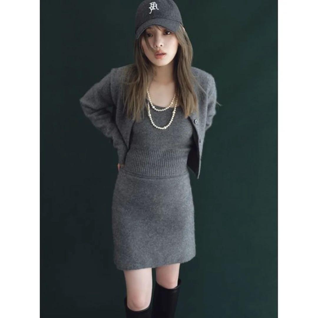 FRAY I.D フレイアイディー ラクーンニットセットアップ - メルカリ