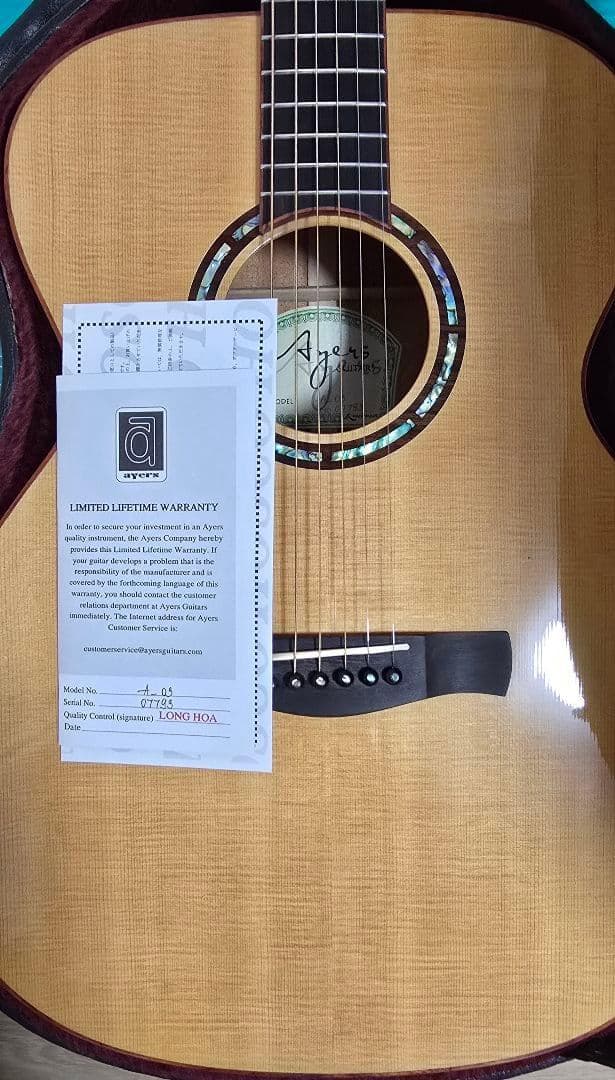 jun-G 様専用】Ayers A-03 アコースティックギター 美品 - メルカリ