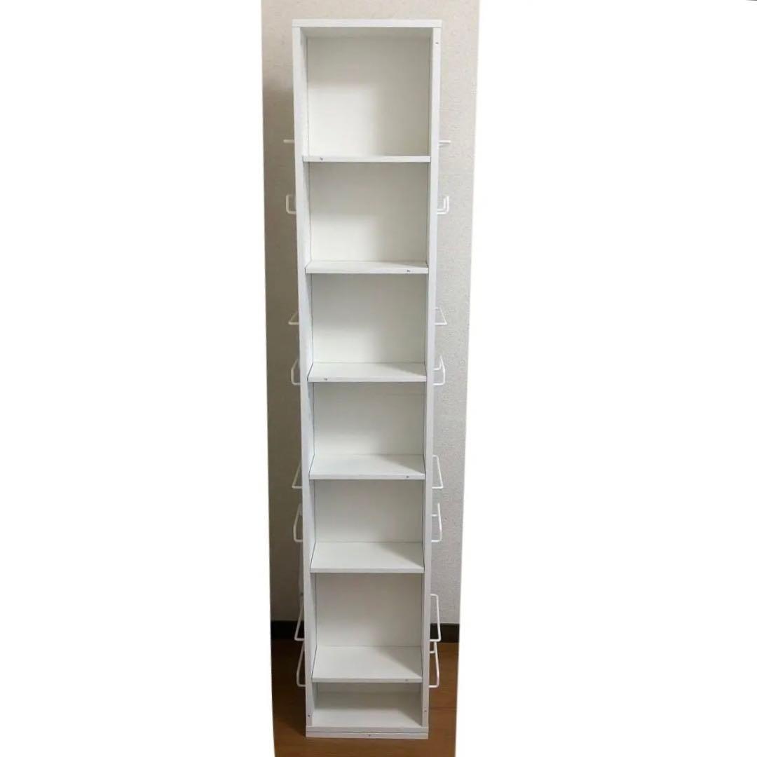 【送料8600円込み】回転本棚 白 本棚 360度 ラック 大容量 回転ラック Amazon｜白 ラウンド 本棚 360° 回転式本棚 2/3/4/5段 直径43cm 大容量