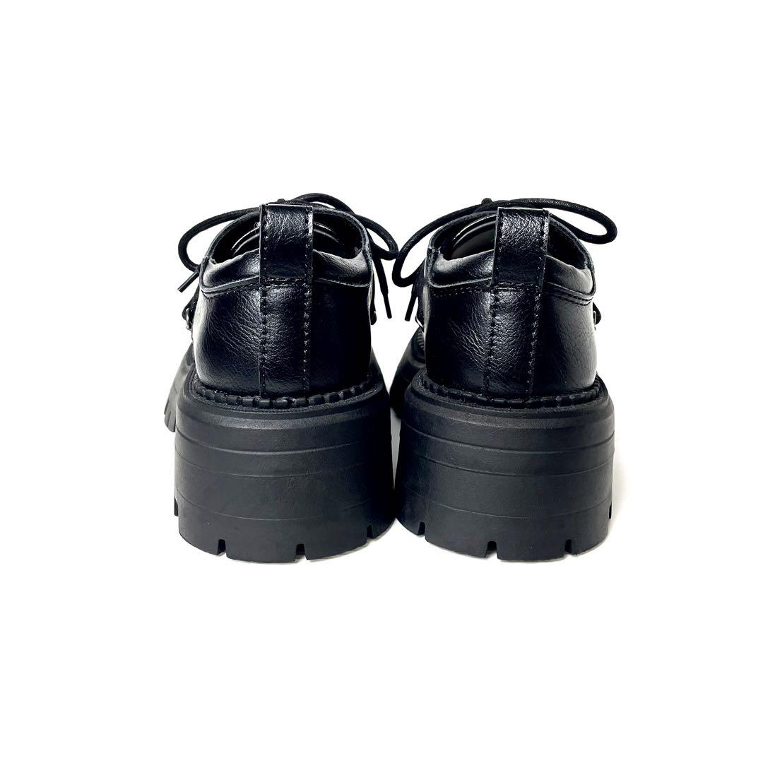 ZARA 新品 タグ付 25.5cm 39 マルチレース レースアップシューズ