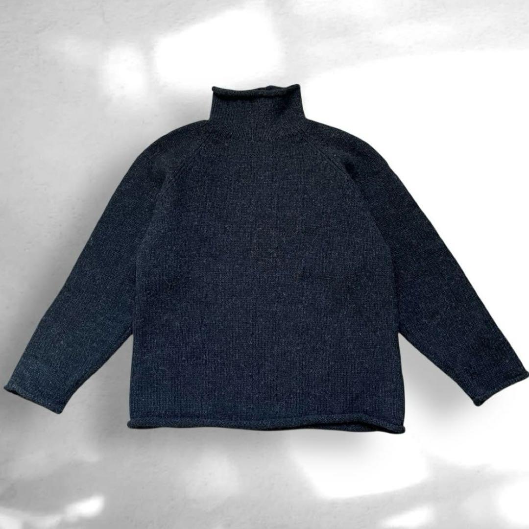 名作 ジェイクルー 巨人タグ ロールネック ニット ブラック S J.Crew 90年代の名品】 J.crewのロールネックニットと年代判別 vol.2 - -洋服