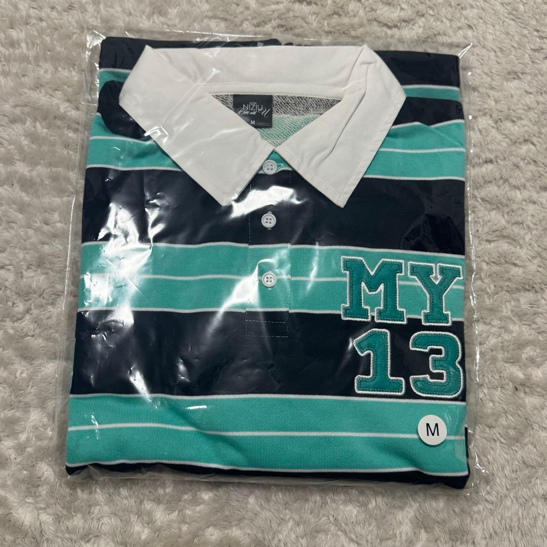 NiziU マユカ　ボーダーシャツ　ラガーシャツ　M ツアーシャツ ﾎﾞｰﾀﾞｰｼｬﾂ/MAYUKA【M】・NiziU | Sony Music Shop・CD・DVD・ﾌﾞﾙｰﾚｲ