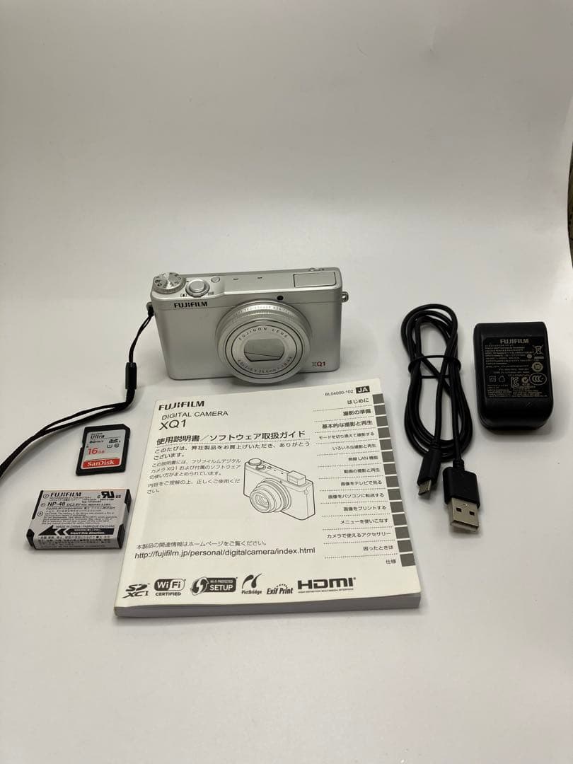 【返品保証・動作確認済】FUJIFILM XQ1 コンパクトデジタルカメラ FUJIFILM（フジフイルム） 中古 1年保証 美品 FUJIFILM XQ1 ブラック