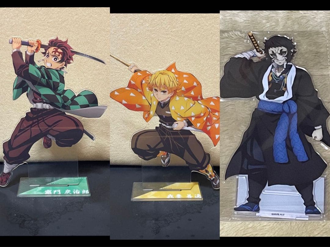 鬼滅の刃 竈門炭治郎 我妻善逸 獪岳 ビッグアクリルスタンド - メルカリ