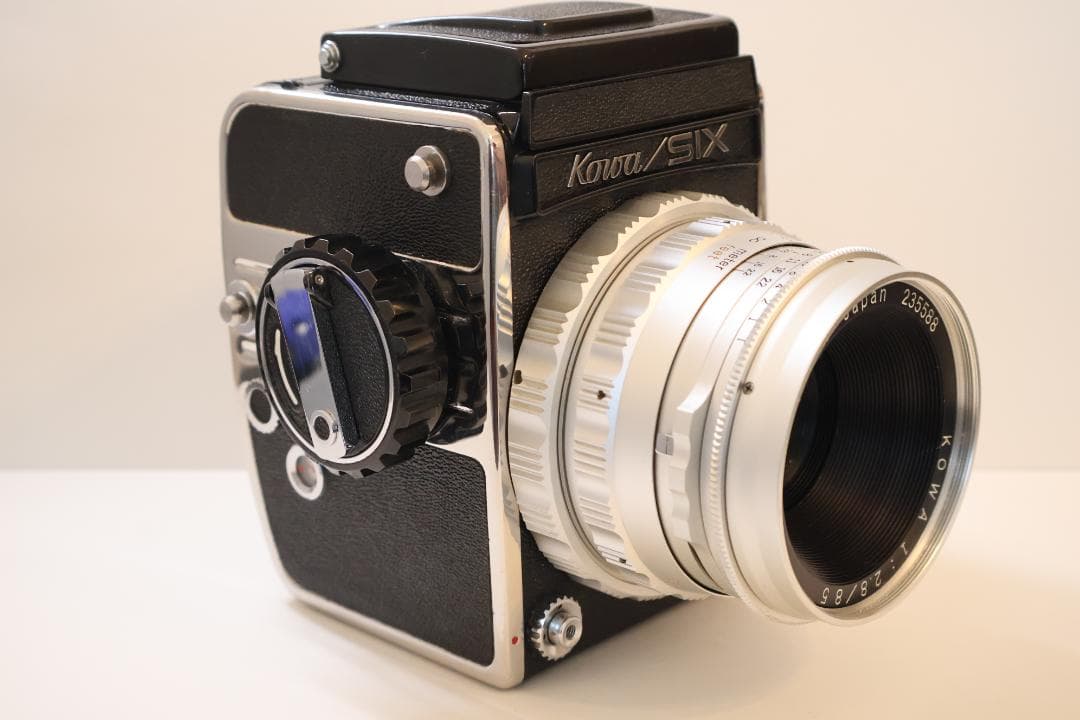 整備済コーワシックス Kowa SIX 85mm F2.8 シルバー中判フィルム 楽天市場】コーワ KOWA SIX + 85mm F2.8 中判カメラ 【中古