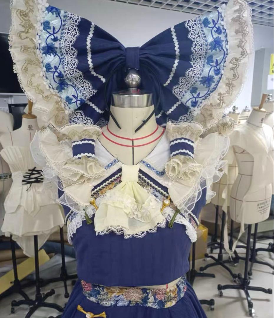 東方project博麗霊夢　青霊夢コスプレ衣装 Amazon.co.jp: [Rianpesn] Project 博麗霊夢 青霊夢 コスプレ衣装 風