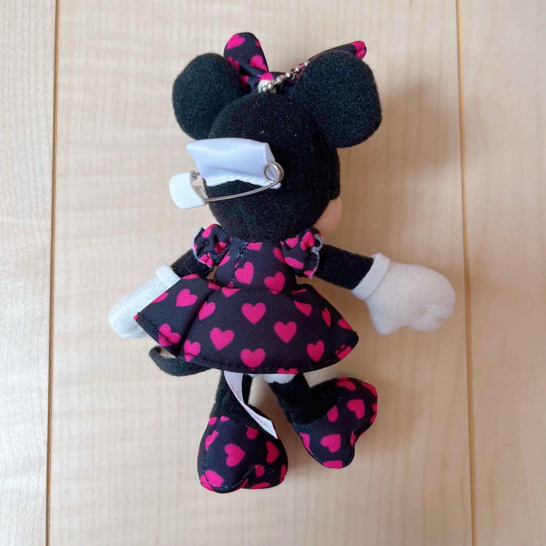 最終お値下げ ディズニー ミニーマウス ぬいぐるみバッジ 3体セット