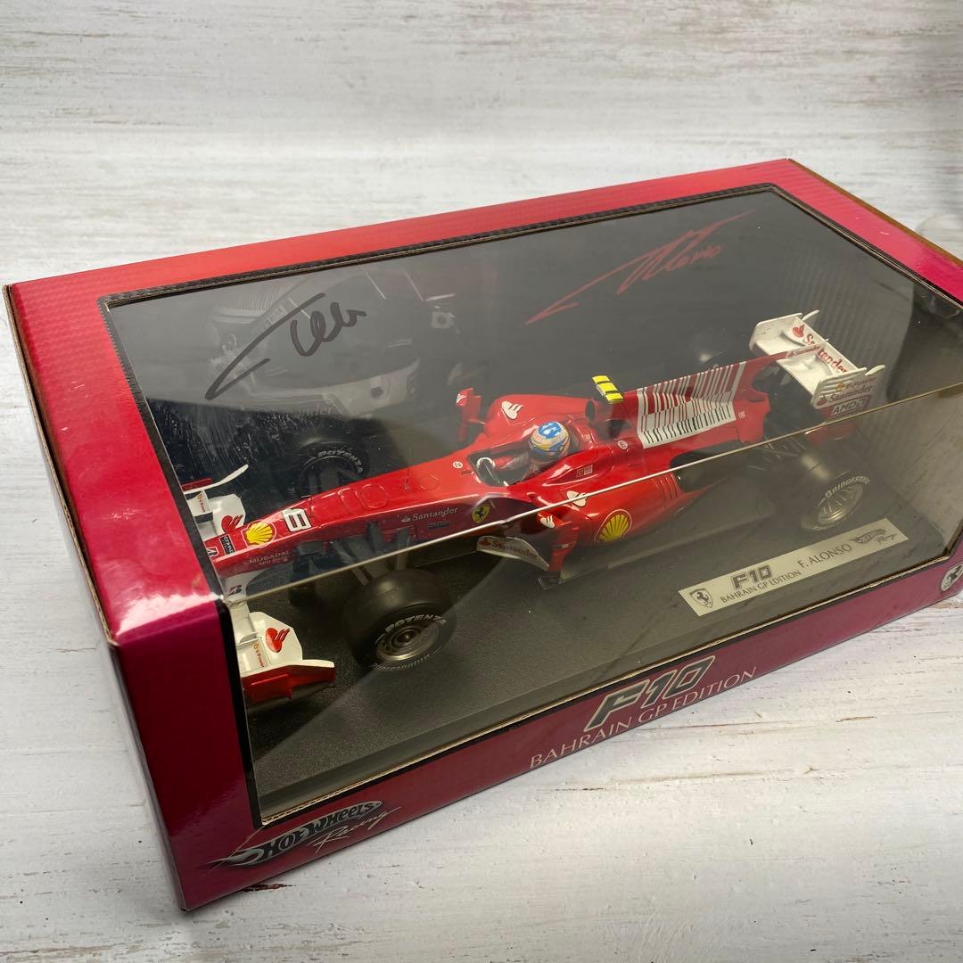 アロンソ直筆サイン入り Ferrari F10 Bahrain GP 1/18 - メルカリ