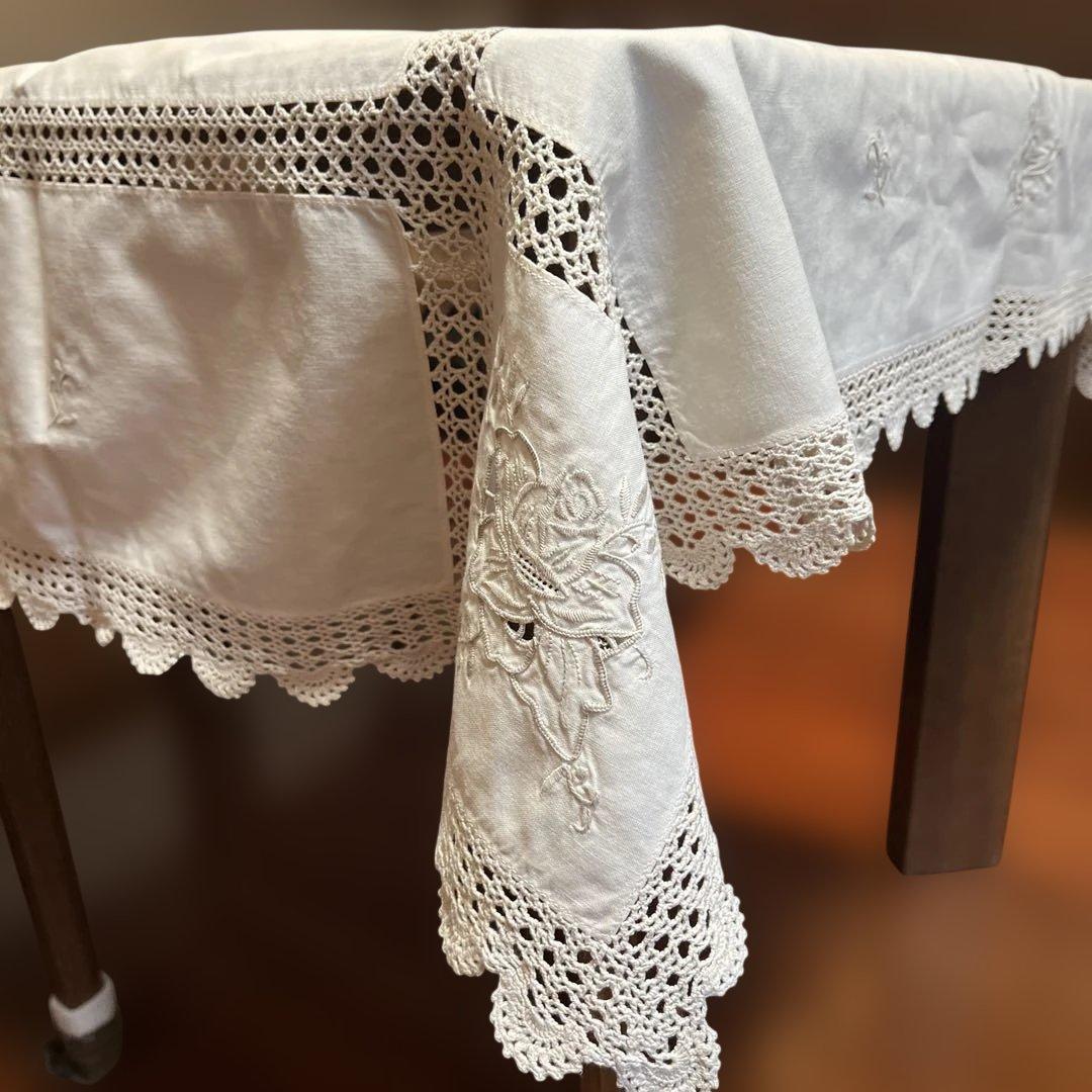 スワトウ刺繍テーブルクロス - メルカリ