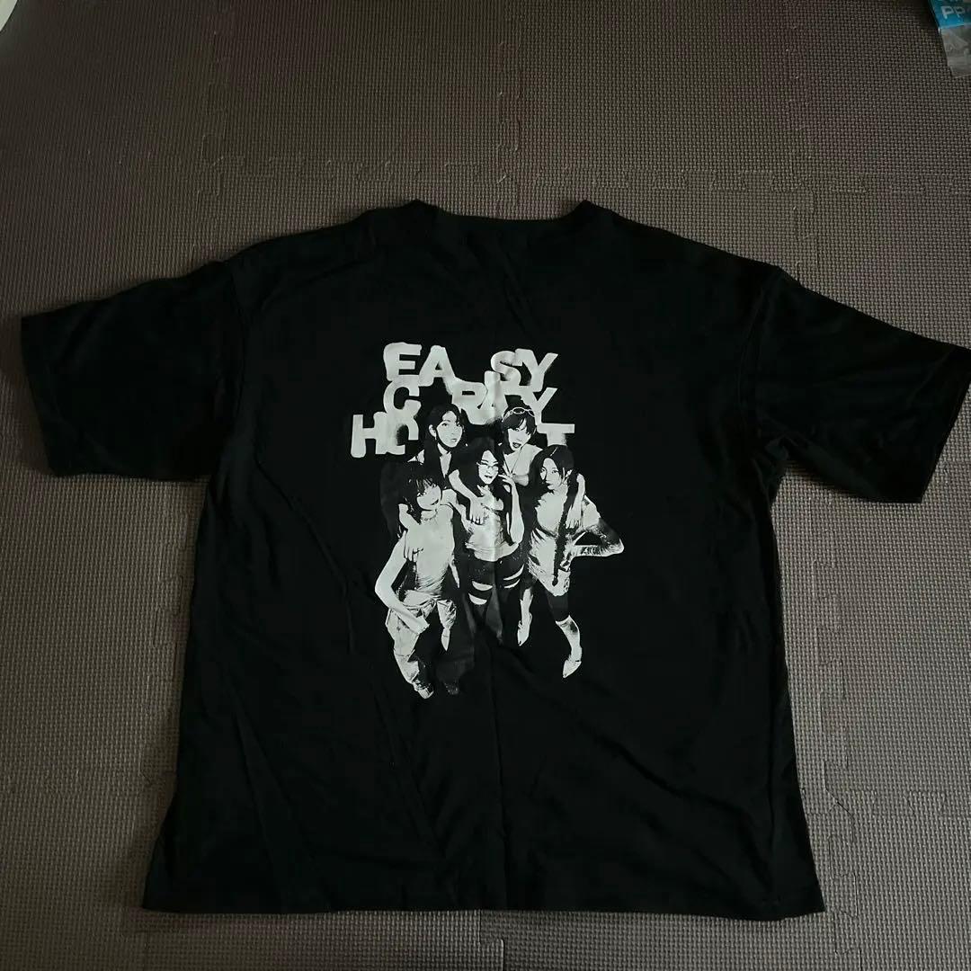 lesserafim easy crazy hot tシャツ L ルセラフィム - メルカリ