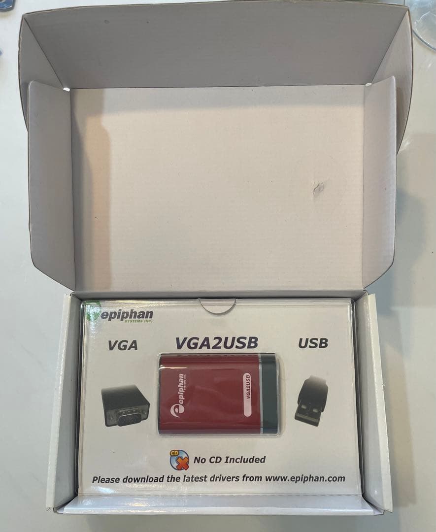 お値下げ ビデオキャプチャユニット Epiphan vga2usb VGA2USB - Portable USB powered video grabber