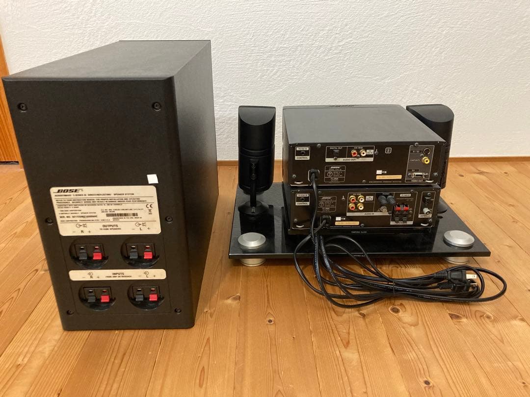 BOSE ボーズ AMS-1IV [DVD/CDコンポ］純正の置き台付セット