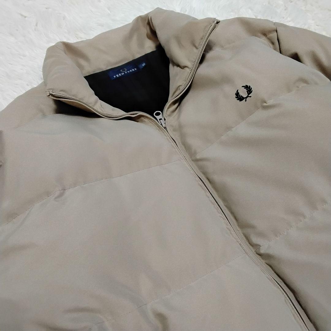 希少✨フレッドペリー ダウン ジャケット ベージュ 大きいサイズ 90s