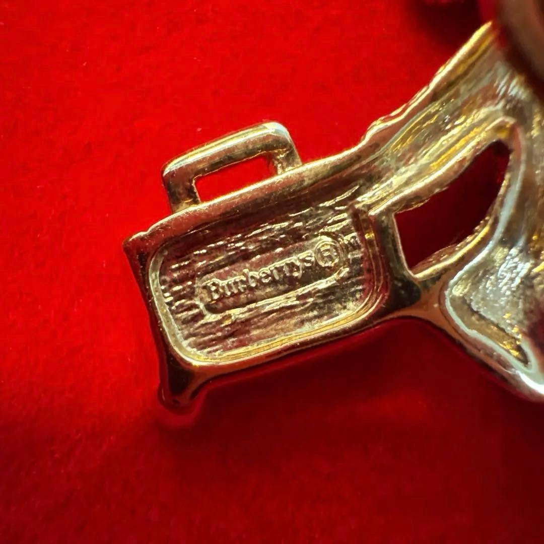 Vintage Burberry クマと飛行機 ピンブローチ'123 - アクセサリー