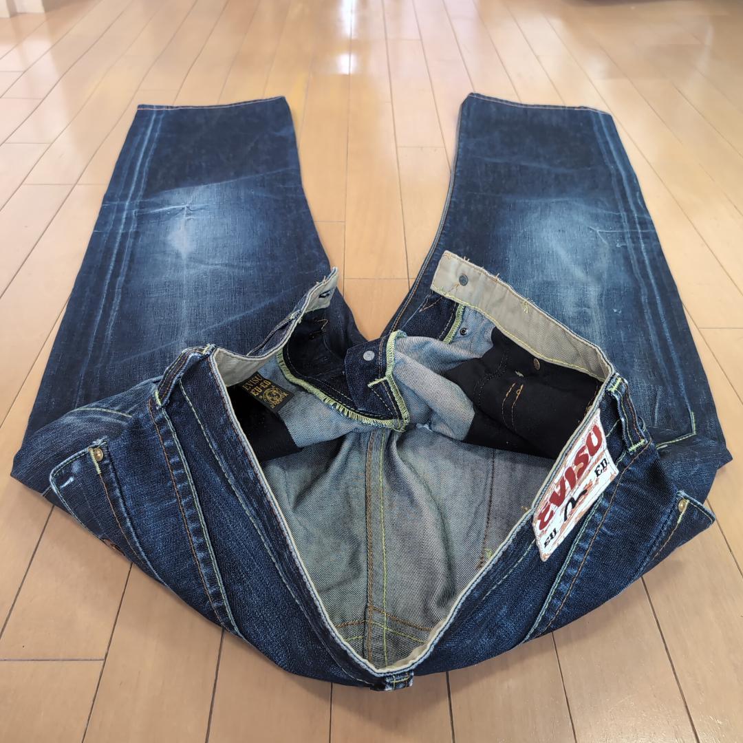 エヴィス EU ED ダメージジーンズ デニム 濃紺 33インチ 13F - メルカリ