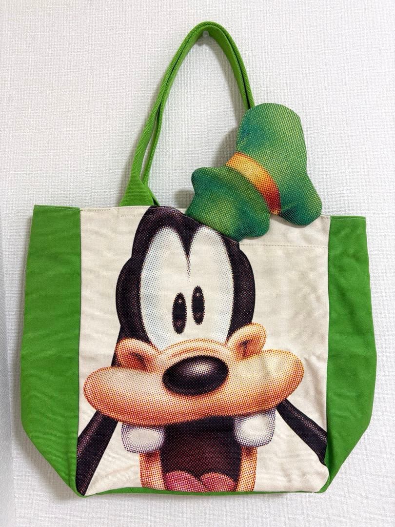 【希少品】東京ディズニーリゾート　グーフィー トートバッグ ディズニー 推しキャラトート（グーフィー） – きゃらマルシェ