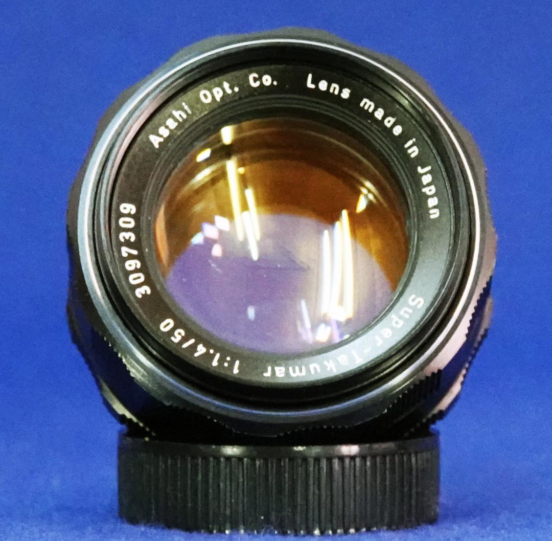 3097309　貴重フレア出現　美品！Super-Takumar　F1.4/50