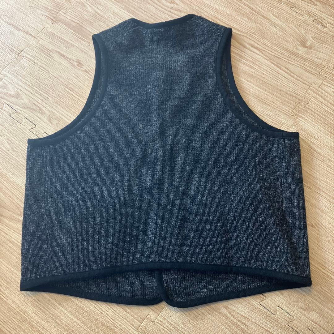 At Last & Co ウールベスト 46サイズ ダークグレー - メルカリ