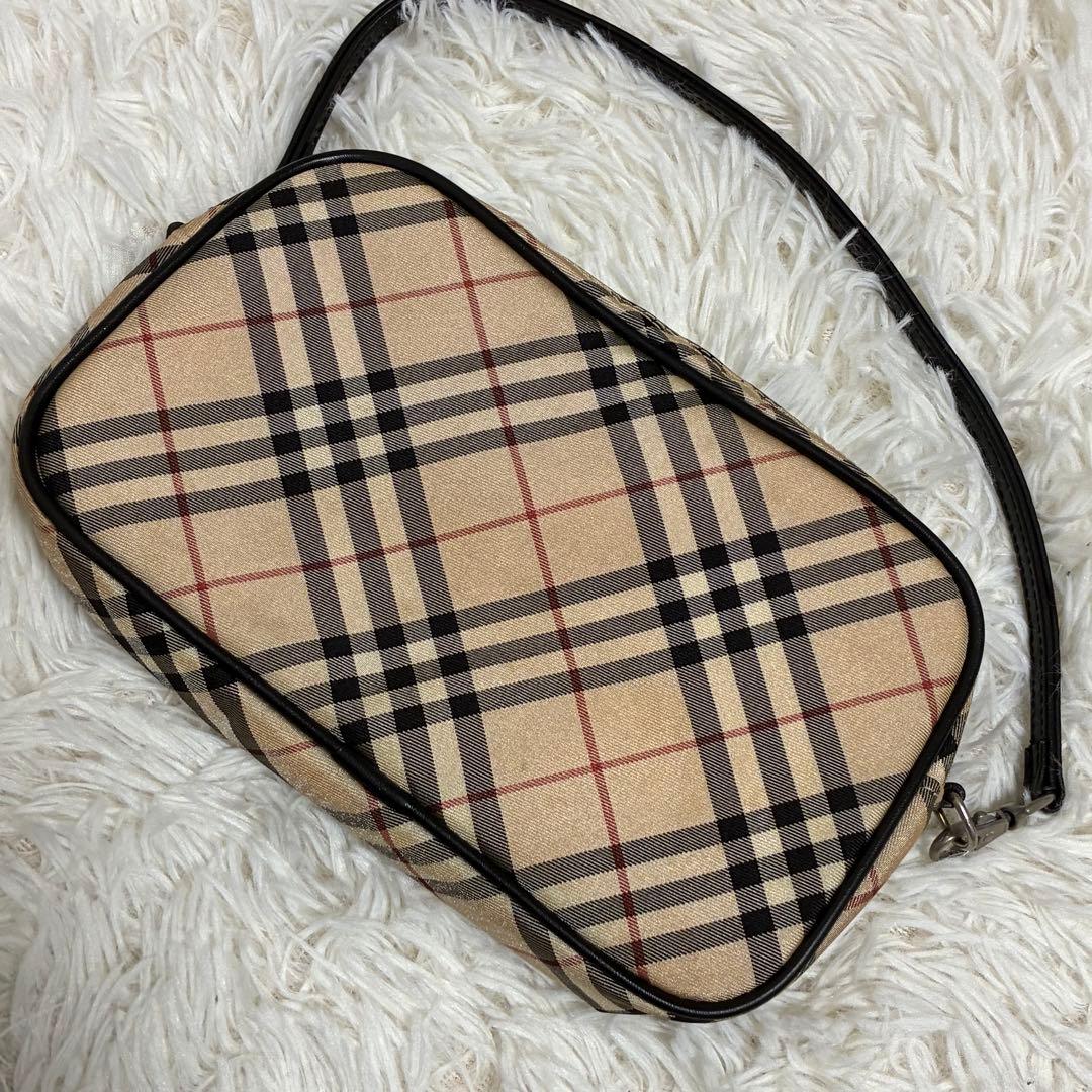 BURBERRY BLUE LABEL ノバチェック アクセサリーポーチ - メルカリ