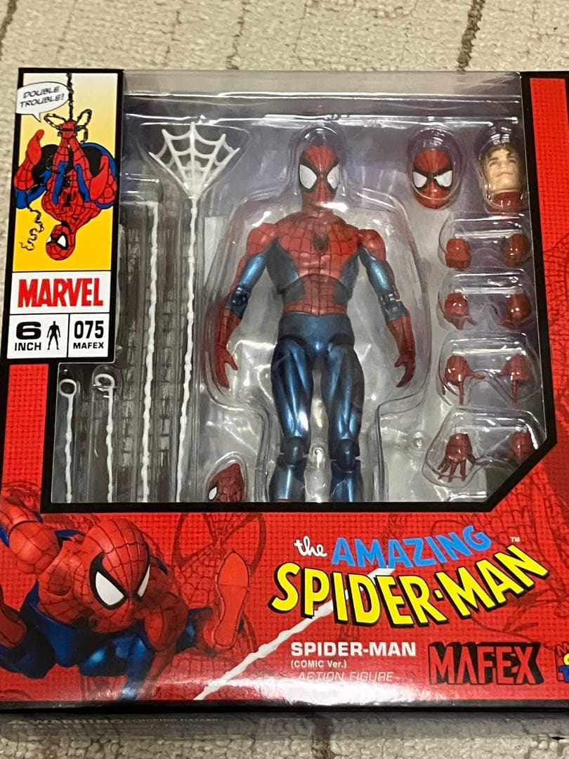 MAFEX スパイダーマン コミック版　再販版 塗装どうなってるん】マフェックス スパイダーマン Comic Ver. 再販版